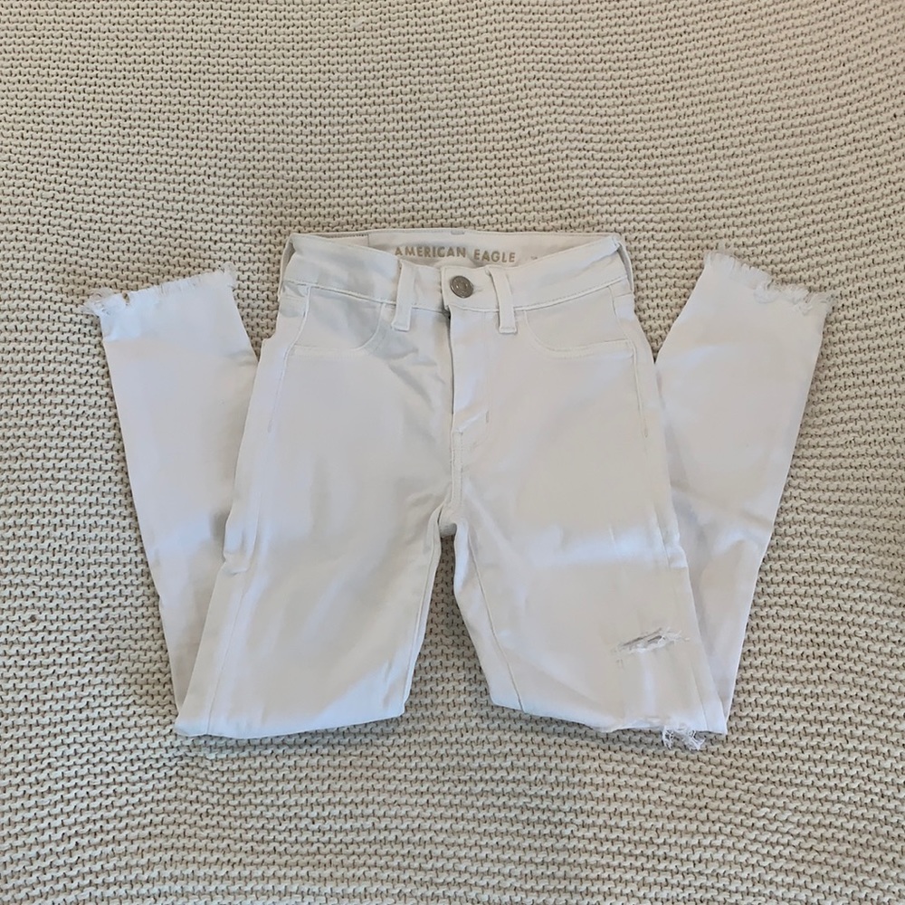 Size 00 Short - American Eagle Ripped Skinny Jeans